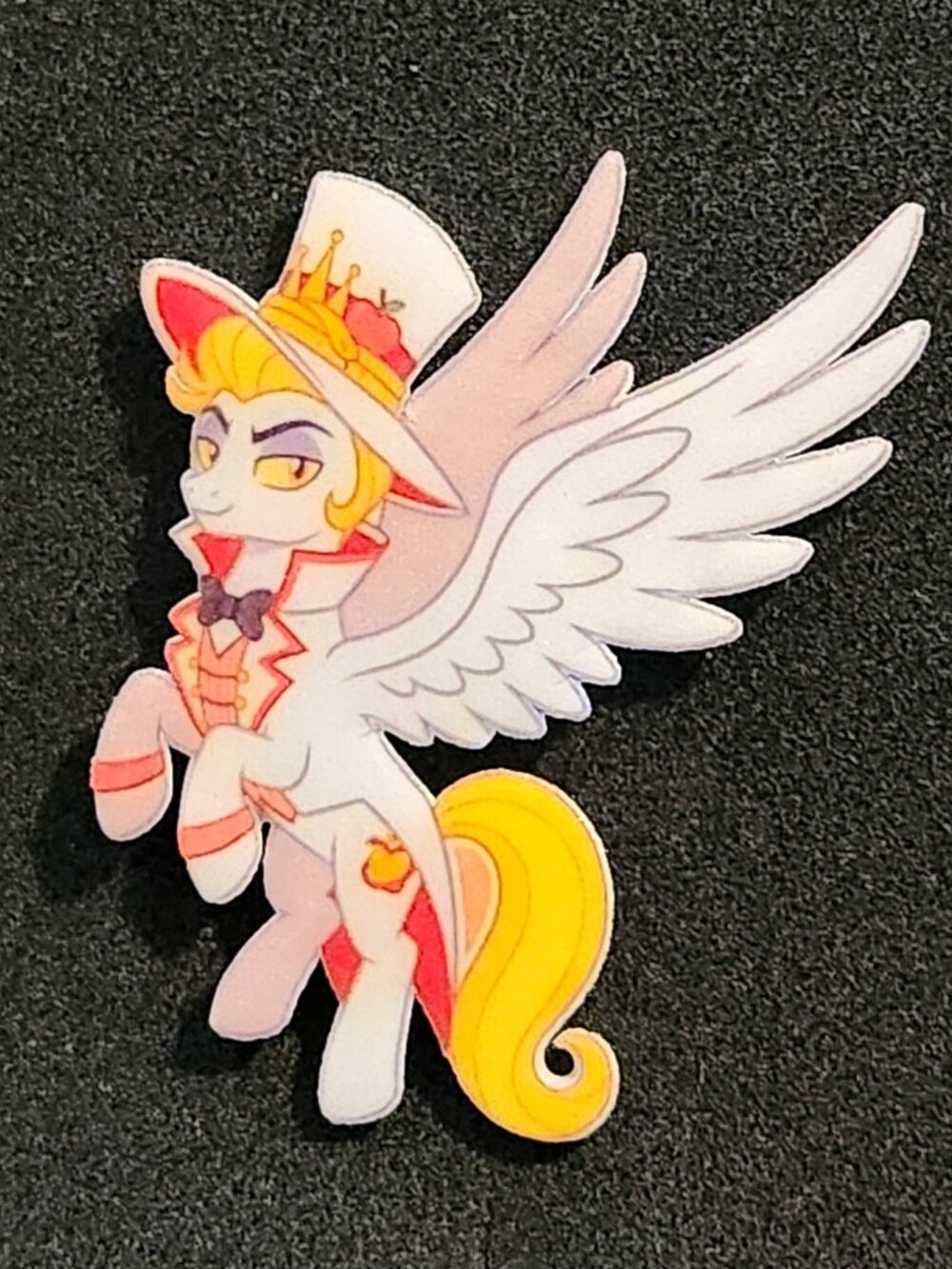 Lucifer Pony Pin - Hazbin Hotel